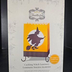 Hallmark Huntington Cackling Witch Luminary Motion Activated Indoor/Outdoor Use